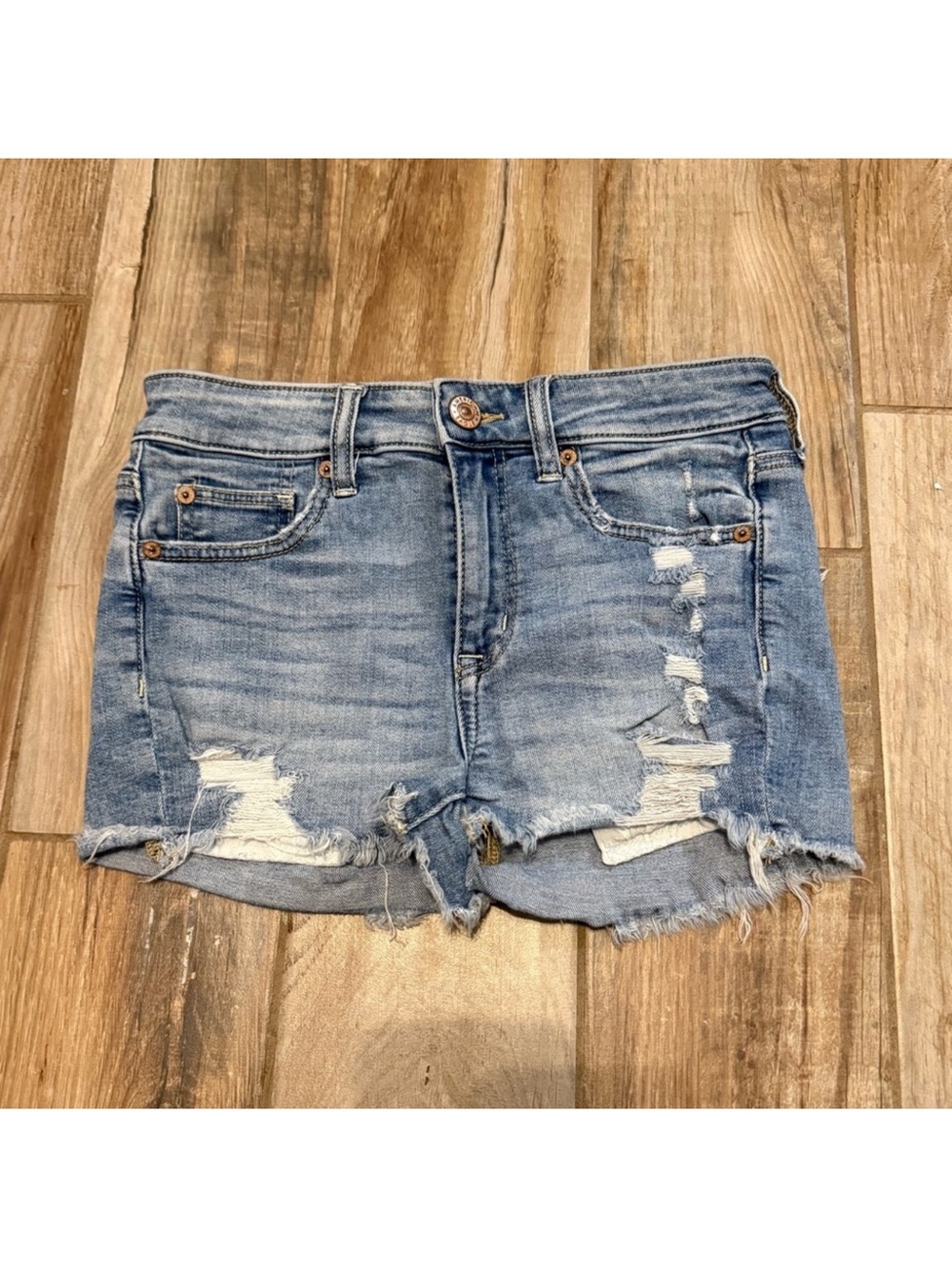 American Eagle High Rise Shortie Shorts